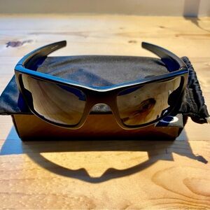 Oakley Fuel Cell Matte Black with Gray Polarized Sunglasses